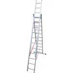 Hliníkový žebřík Facal hobby 3x11 příček