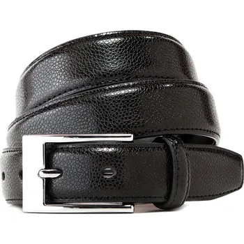 Opasek Vincenzo Boretti luxusní kožený pásek hadí černý délka: 85cm