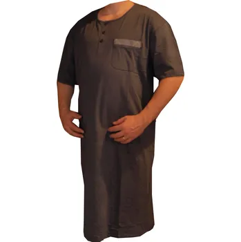 Pánská noční košile xcena Bavlněná noční košile nový typ šedá Velikost: M