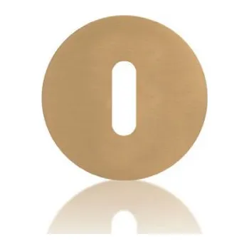 Dveřní kování M&T Magnetické spodní rozety kulaté, TiN-A titan mosaz mat, dozické