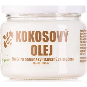 Rostlinný olej LifeLike Panenský kokosový olej lisovaný za studena Bio 300 ml