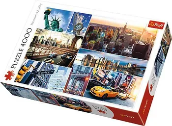 Puzzle Trefl New York Collage 4000 dílků