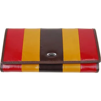 Peněženka Hnědá kožená dámská magnetická peněženka Wilhelmina