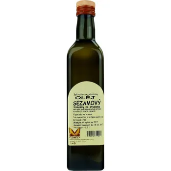 Rostlinný olej Natural Jihlava Sezamový olej 500 ml