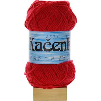 Příze Niťárna Česká Třebová Kačenka červená 3374