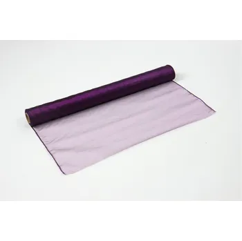 Paper Design Organza 40cm/10y obšitá tmavá fialová