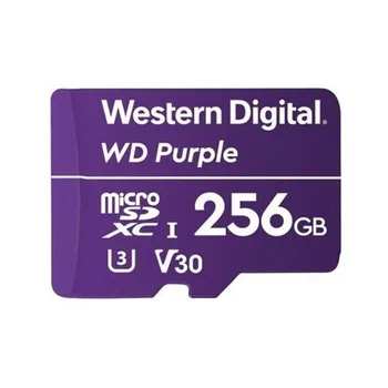 Paměťová karta Western Digital Purple micro SDXC 256 GB U3 Class 10 (WDD256G1P0A)