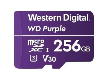 Paměťová karta Western Digital Purple micro SDXC 256 GB U3 Class 10 (WDD256G1P0A)