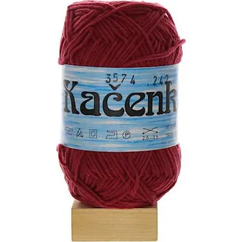 Příze Niťárna Česká Třebová Kačenka vínová 3574