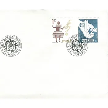 Poštovní známka Švédská pošta (1983) FDC 1237 - 1238 - Švédsko - Europa: velká díla lidského ducha