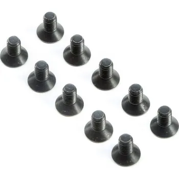 RC vybavení TLR šroub FH M4x8mm (10)