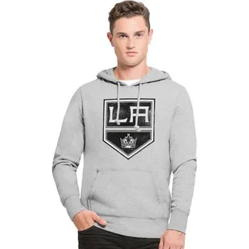 Pánské oblečení Mikina 47 Brand Knockaround Headline NHL Los Angeles Kings Provedení: L, šedá