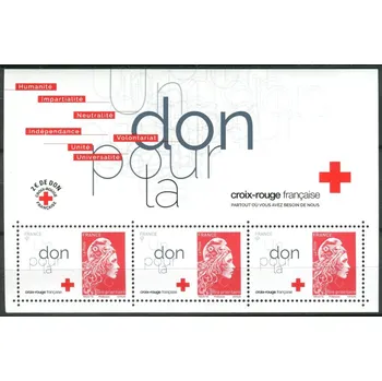 Poštovní známka Post France (2018) MiNr. 7190 ** - Francie - BLOCK 417 - Červený kříž
