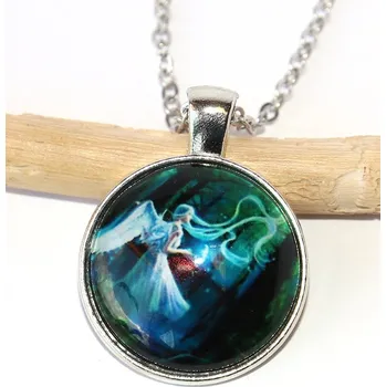 Řetízek Řetízek Fashion Jewerly - Amulet Anděl s holubičkou, průvodce temnem 2519