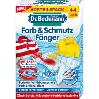 Odstraňovač skvrn Dr. Beckmann ubrousky proti zaprání pohlcovač barev 44 ks