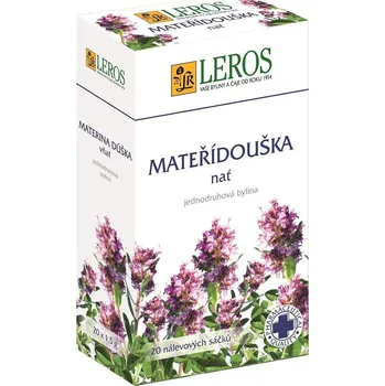 Čaj Leros Mateřídouška nať 20 x 1,5 g