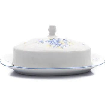 Thun 1794 Máslenka, český porcelán, Bernadotte, 250 g, pomněnky, Thun