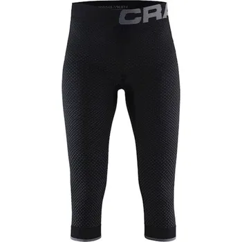 Craft Warm Intensity spodky 3/4 černé Dámské termo spodky Craft Warm Intensity spodky 3/4 černé