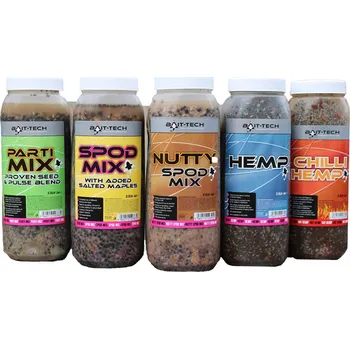 Návnadová surovina Bait-Tech Partiklová směs s ořechy Nutty Spod Mix Jar 2,5lit