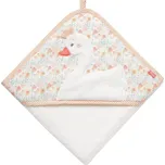 Fehn Baby Swan Lake ručník s kapucí 80 x 80 cm