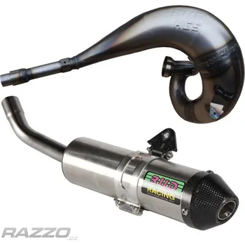 Výfuk pro motocykl Výfuk a koncovka BUD Racing Pipe + Silencer Inox KTM SX250 19-22 EXC250 EXC300 20-23