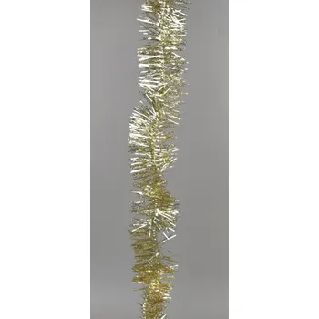 Vánoční ozdoba Vánoční řetěz zlatý - 2,7 m