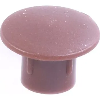 Vrut Krytka montážního otvoru 7mm - hnědá