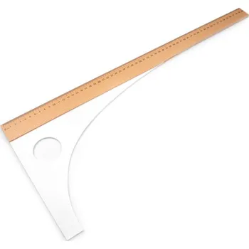 Řezací pravítko Krejčovské pravítko, příložník 60cm