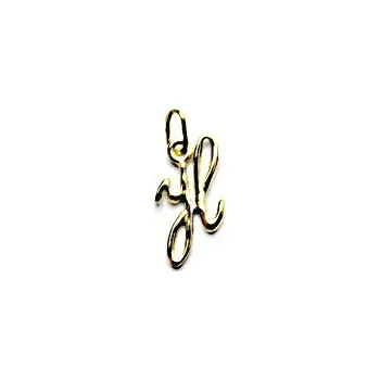 Přívěsek Zlatý přívěsek, žluté i bílé zlato, písmenko H - P 437 (Zlaté písmenko)