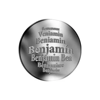 Česká jména - Benjamín - stříbrná medaile