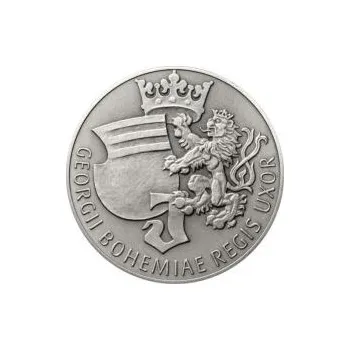 Johana z Rožmitálu 50 mm stříbro patina