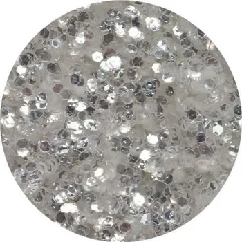 Glitr Bílý 10g-1mm