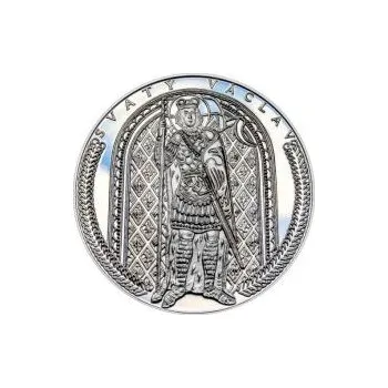 Historie českého národa - Svatý Václav - 50 mm Ag Proof