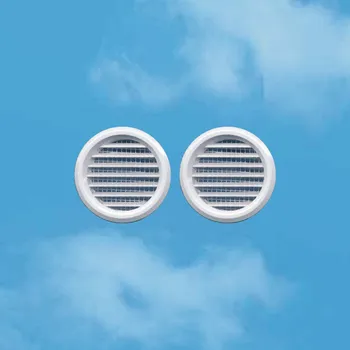 Větrací mřížka Vents větrací mřížka kruhová se síťovinou VM 50 plast MV50 - bílá