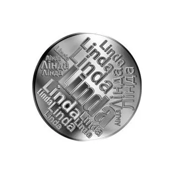 Česká jména - Linda - velká stříbrná medaile 1 Oz