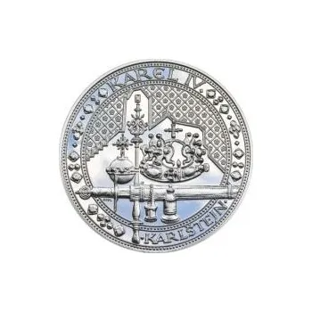 Nejkrásnější medailon IV. Karlštejn - 1 kg Ag Proof-like