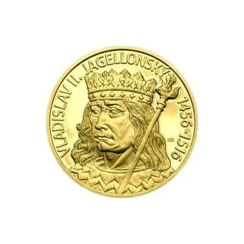 Vladislav Jagellonský - 500. výročí úmrtí zlato proof