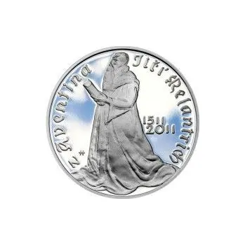 Nevydané mince Jiřího Harcuby - Jiří Melantrich z Aventina 34mm stříbro Proof