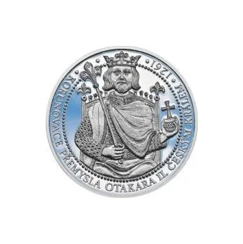 Korunovace Přemysla Otakara II. českým králem - stříbro Proof