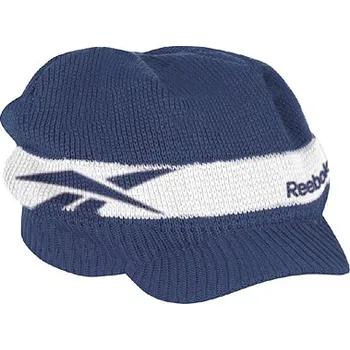 Čepice Kulich Reebok Knitted Visor Beanie Barva: modro-bílá