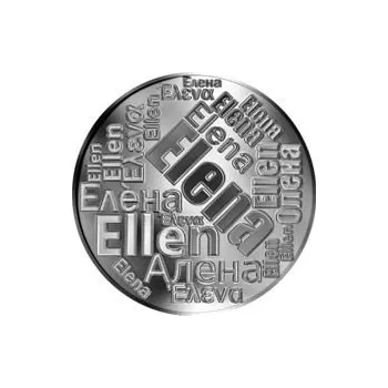 Česká jména - Elena - velká stříbrná medaile 1 Oz