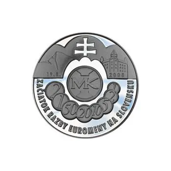 Sběratelství Medaila Ag - Začiatok razby eurovej meny SR
