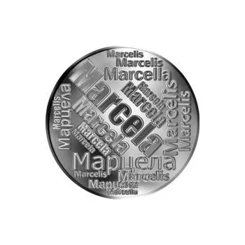 Česká jména - Marcela - velká stříbrná medaile 1 Oz