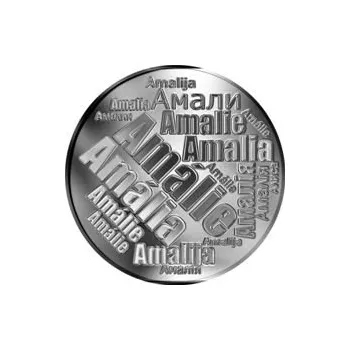 Česká jména - Amálie - velká stříbrná medaile 1 Oz