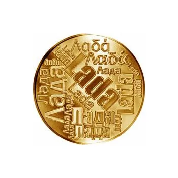 Česká jména - Lada - velká zlatá medaile 1 Oz