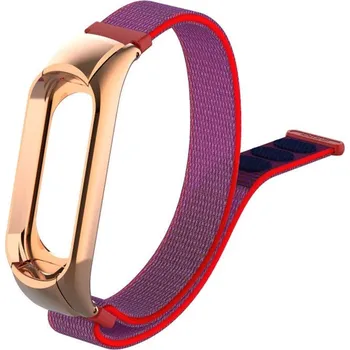 Ostatní příslušenství k chytrým hodinkám eses Nylonový řemínek pro Xiaomi Mi Band 3 - Červený
