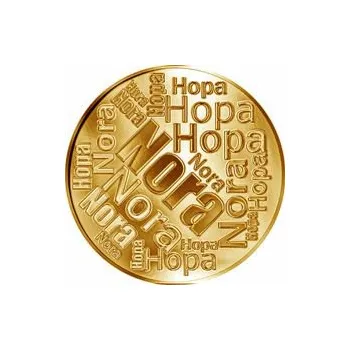 Česká jména - Nora - velká zlatá medaile 1 Oz