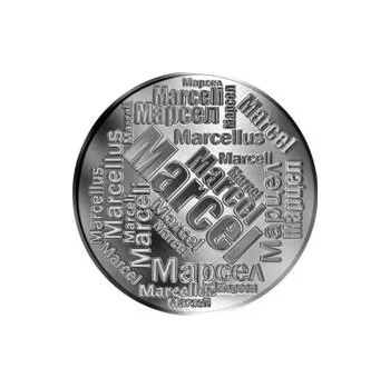 Česká jména - Marcel - velká stříbrná medaile 1 Oz