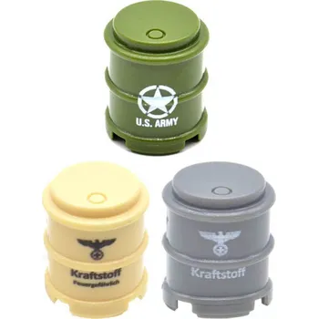 ostatní stavebnice DOLL Vojenský barel / sud Barva: PÍSKOVÁ