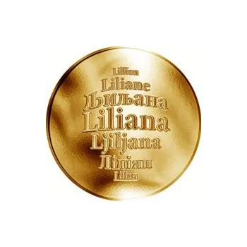 Česká jména - Liliana - zlatá medaile